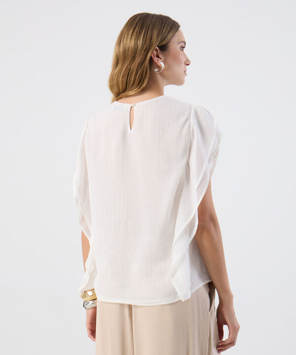 Blusa Para Mujer Dise&ntilde;o Estructurado Sin Manga