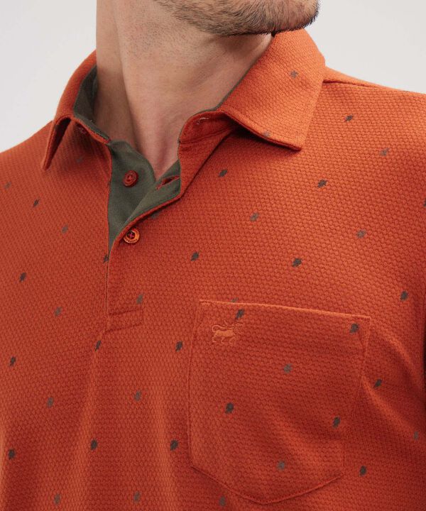 Polo Estampada Cuello Maquina image number null