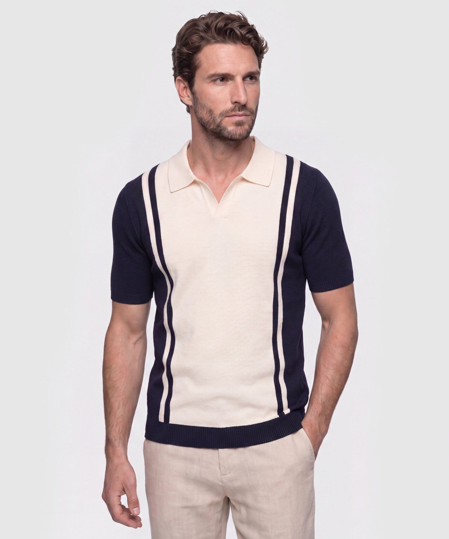 Polo de Tejido Para Hombre