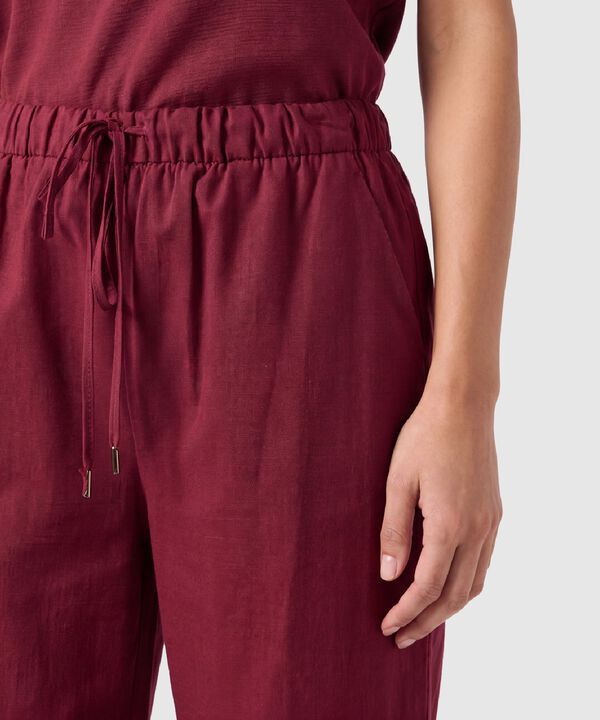 Pantal&oacute;n Bota Ancha Con Cord&oacute;n Para Mujer