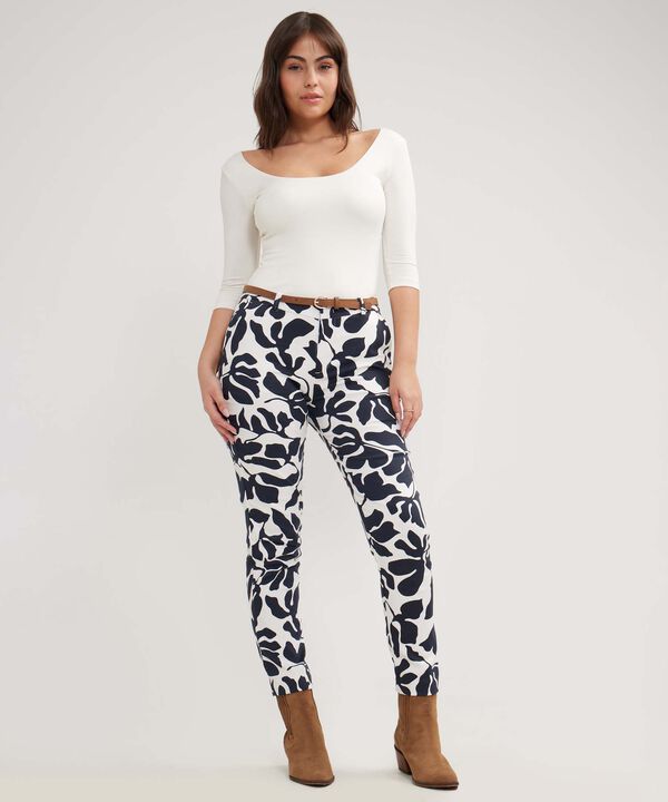 Pantalón Chino Estampado
