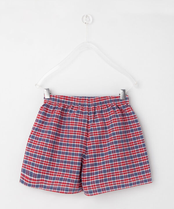 Pantaloncillo Bóxer Niño A Cuadros