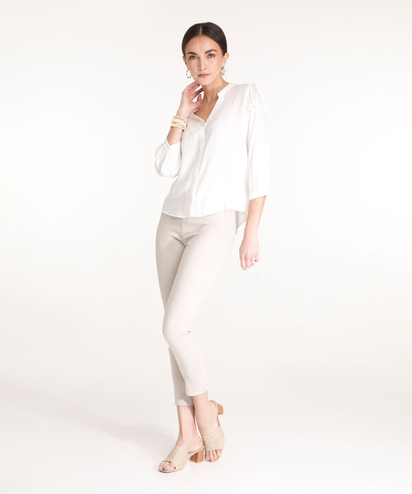 Leggings Unicolor Con Pretina Interna