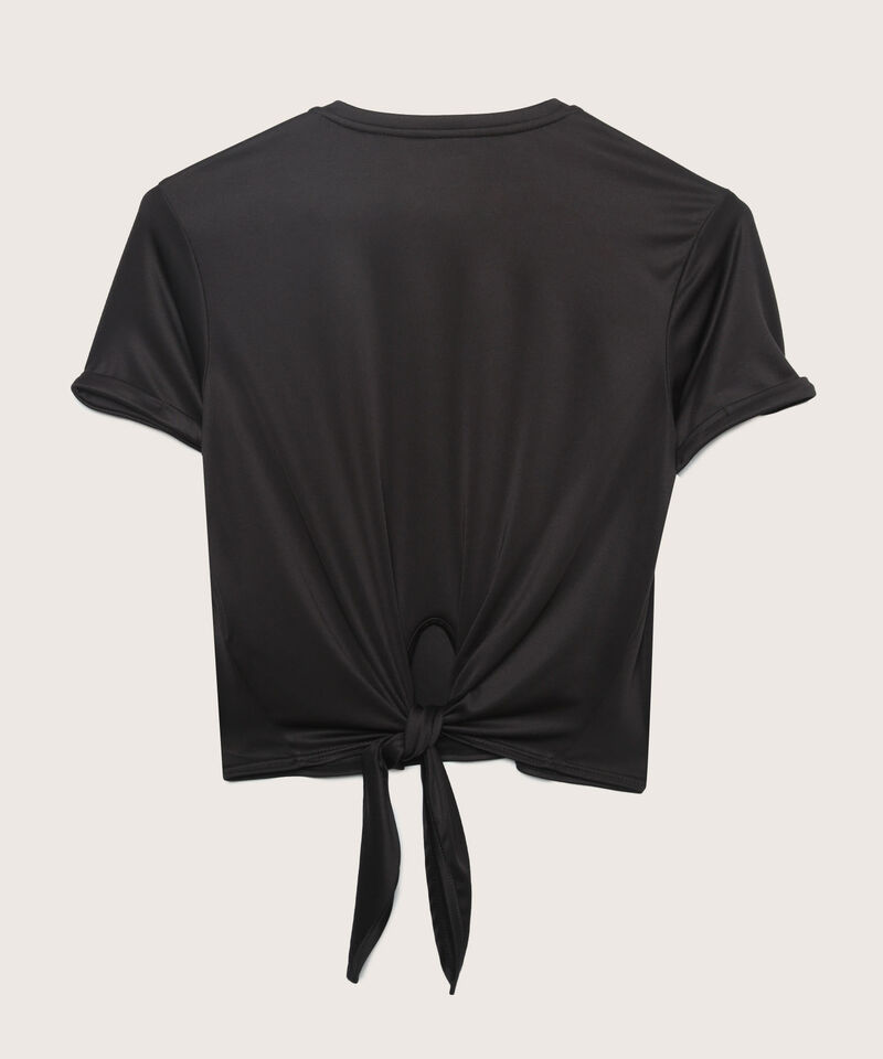 Camiseta Crop Top Manga Corta