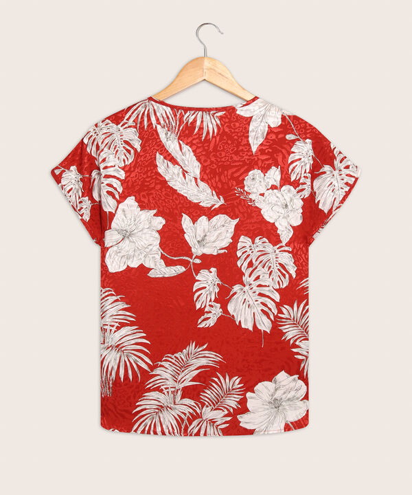 Blusa Cuello Redondo Manga Corrida