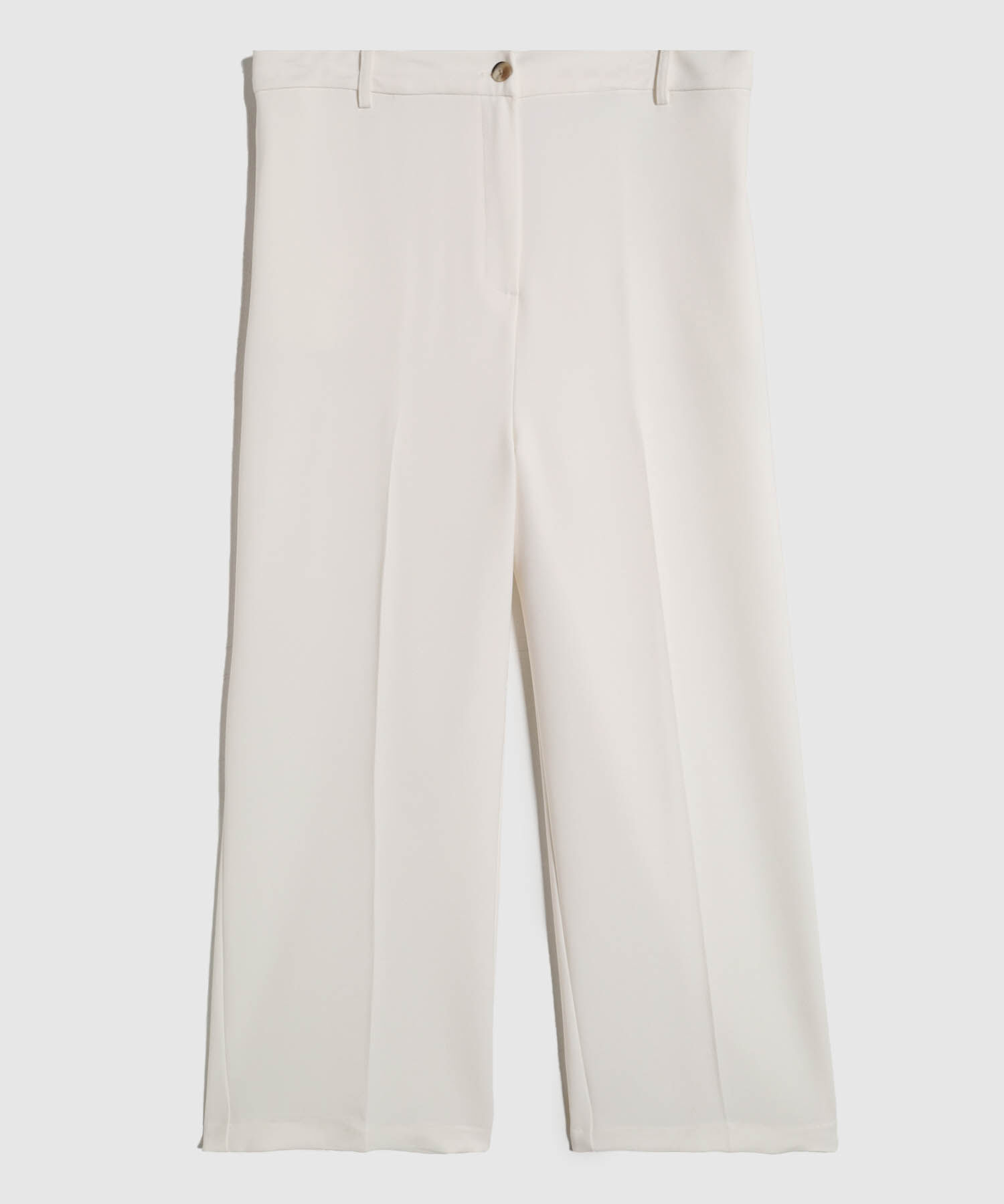 Pantalón de Bota Ancha con Pinzas Para Mujer Curvy