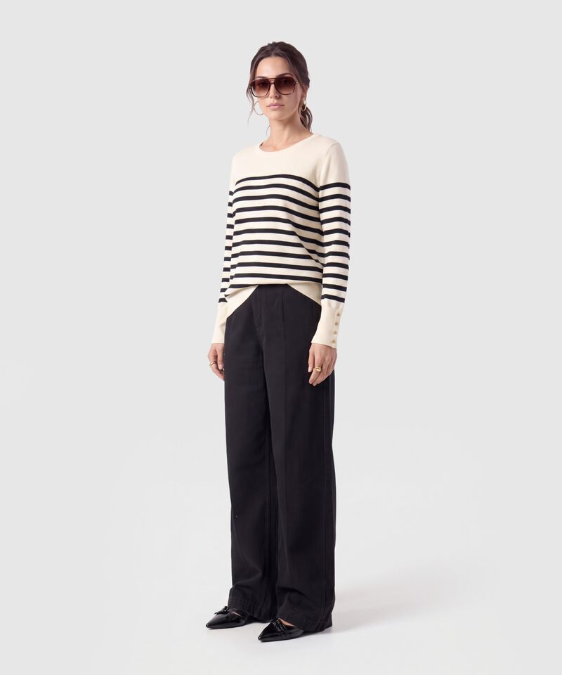 Saco Tejido Botones Pu&ntilde;o Para Mujer
