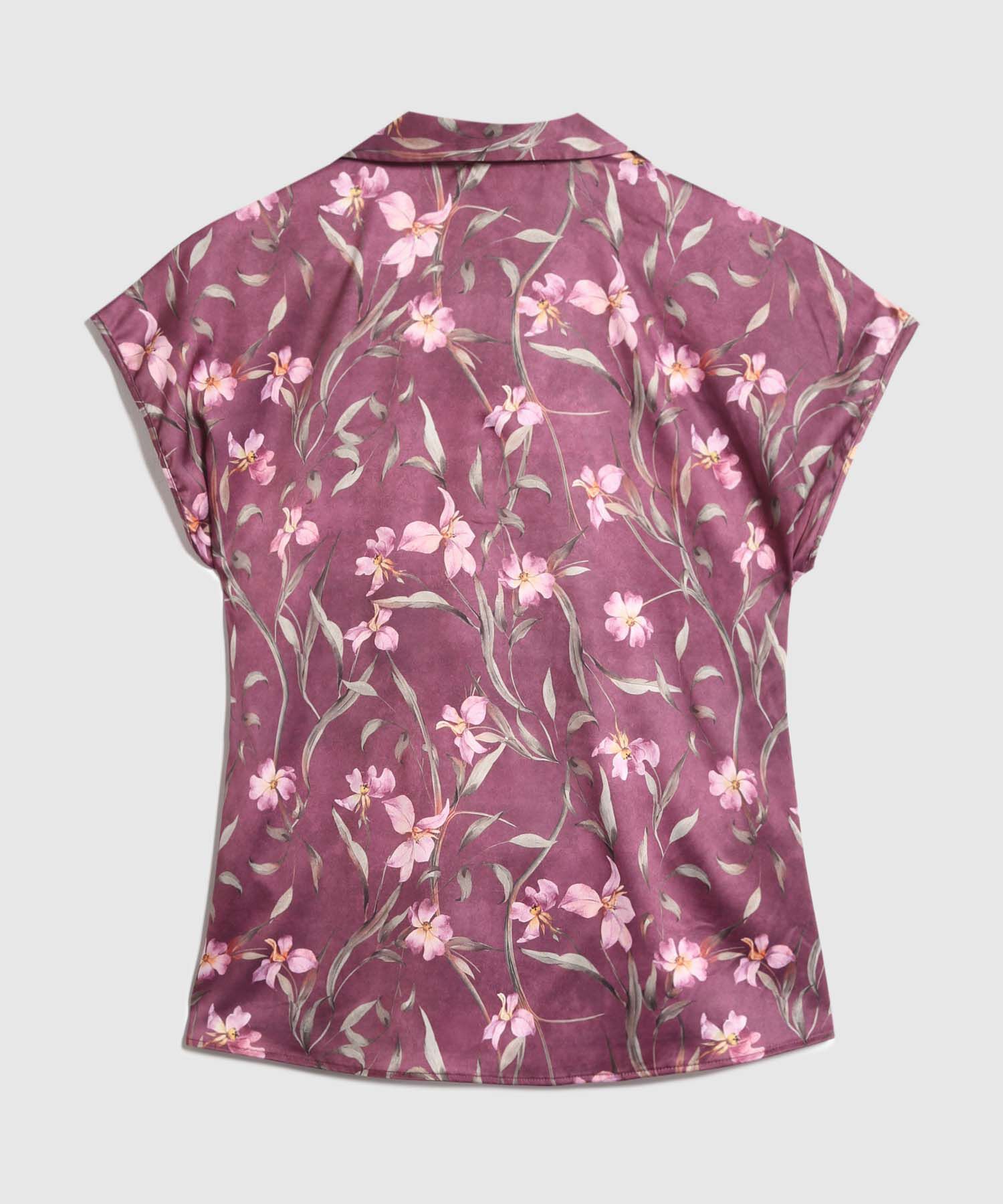 Blusa Manga Corta Estampada 