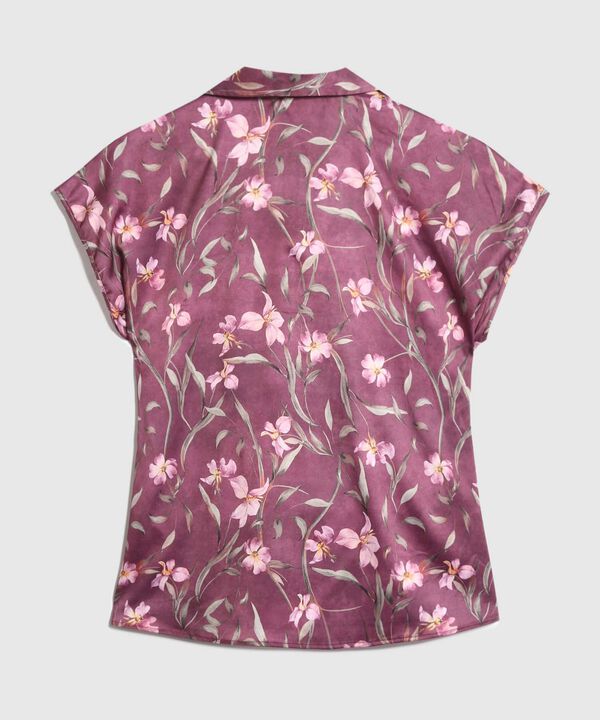 Blusa Manga Corta Estampada  image number null