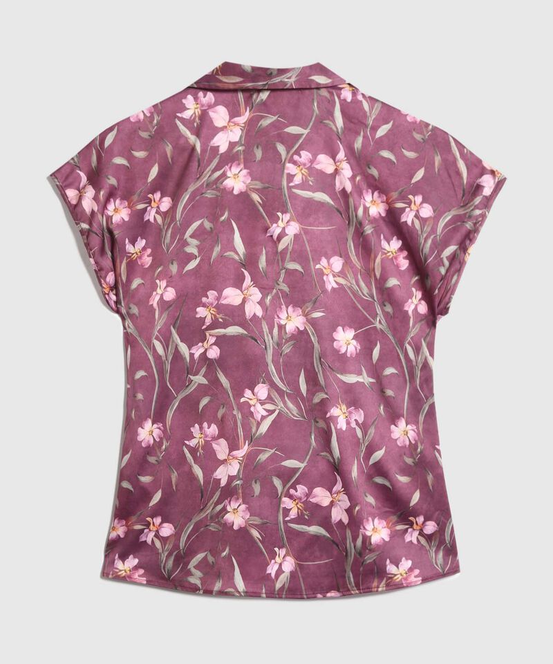 Blusa Manga Corta Estampada 