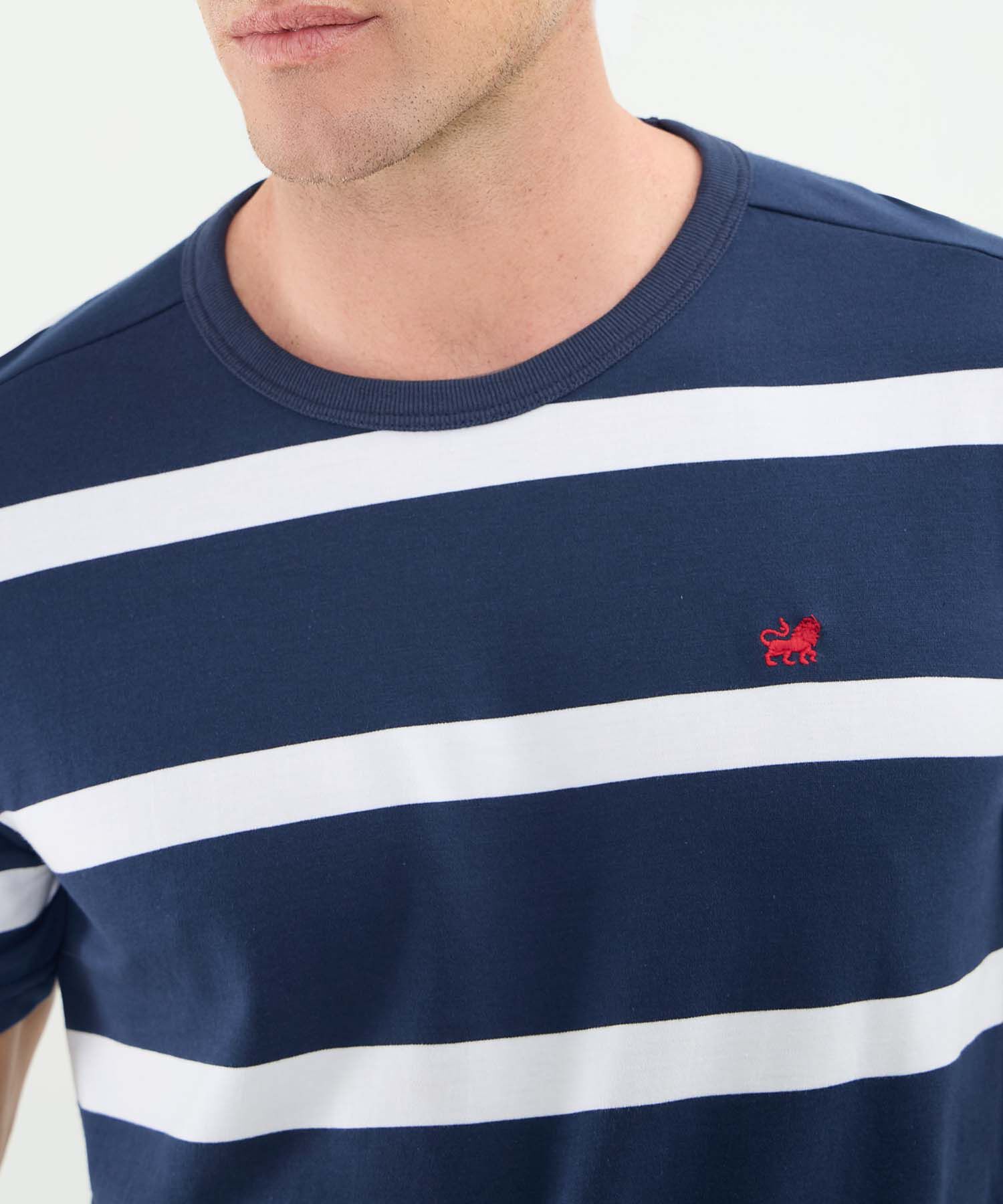 Camiseta Cuello Redondo Manga Corta Prete&ntilde;ida