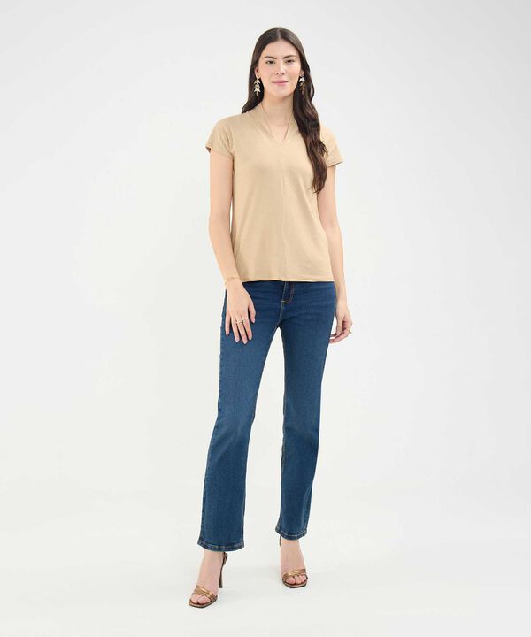 Camiseta Acanalada