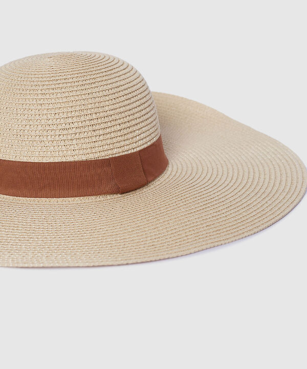 Sombrero Tipo Pamela con Cinta image number null