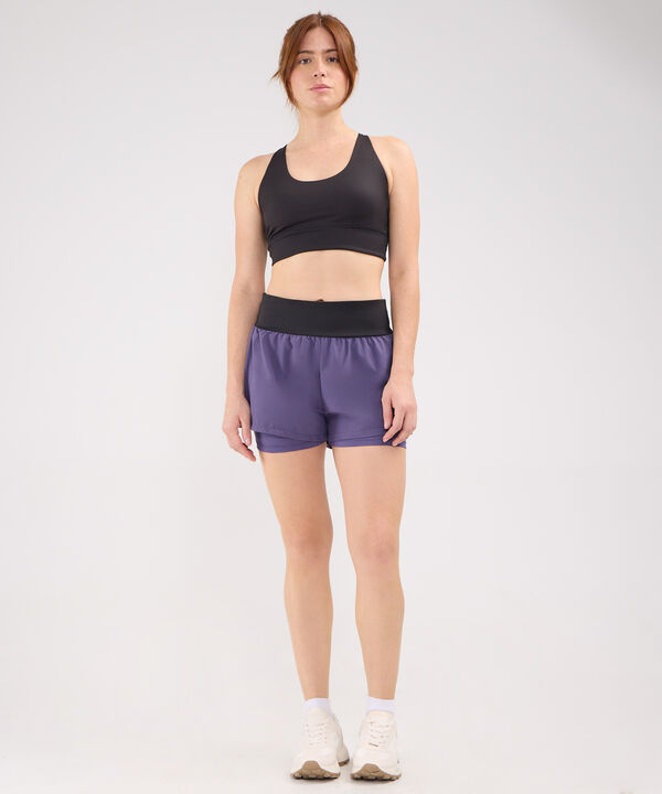 Short Plano Con Bóxer Interno Tipo Biker