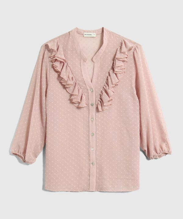 Blusa Texturizada Con Boleros  image number null