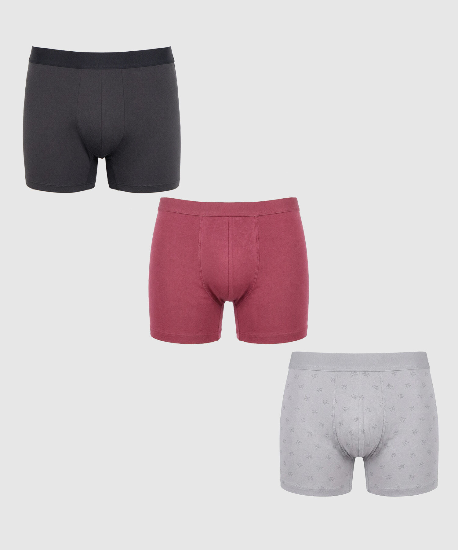 Set x3 B&oacute;xers Clasicos para Hombre