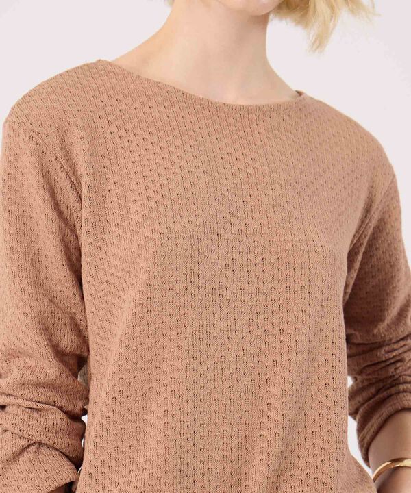 Camiseta Texturizada Manga Larga image number null