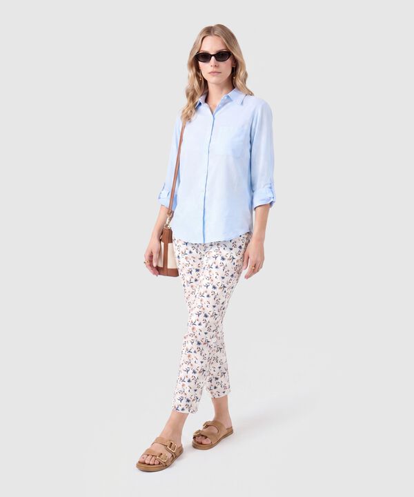 Blusa De Mujer Con Bolsillo