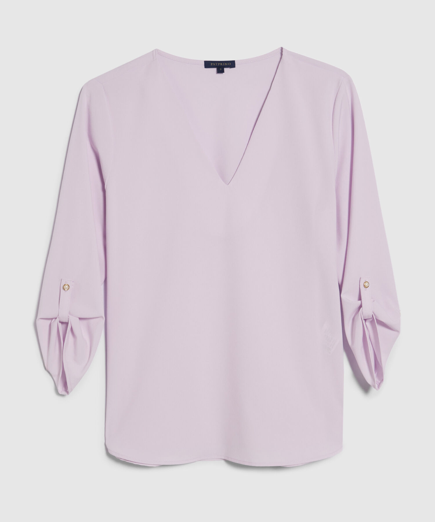 Blusa Manga ¾ con Escote en V