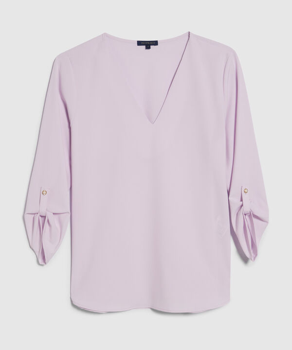 Blusa Manga ¾ con Escote en V