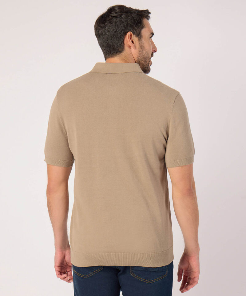 Polo Unicolor Manga Corta 