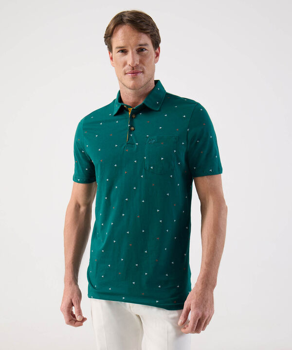 Polo Cuello Duro Estampada image number null