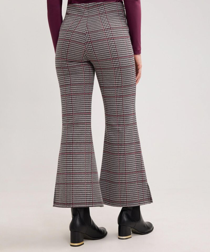 Leggins Tipo Flare Preteñido Con Ribete En Costados Y Pretina Invisible