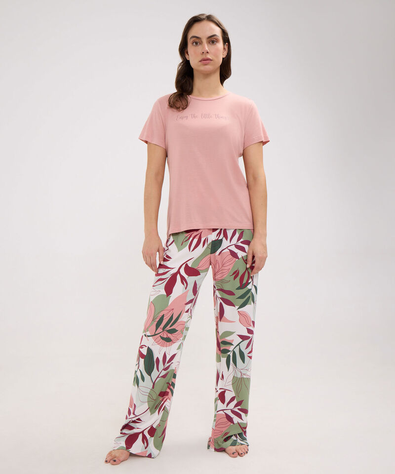 Conjunto de Pijama Estampado Floral