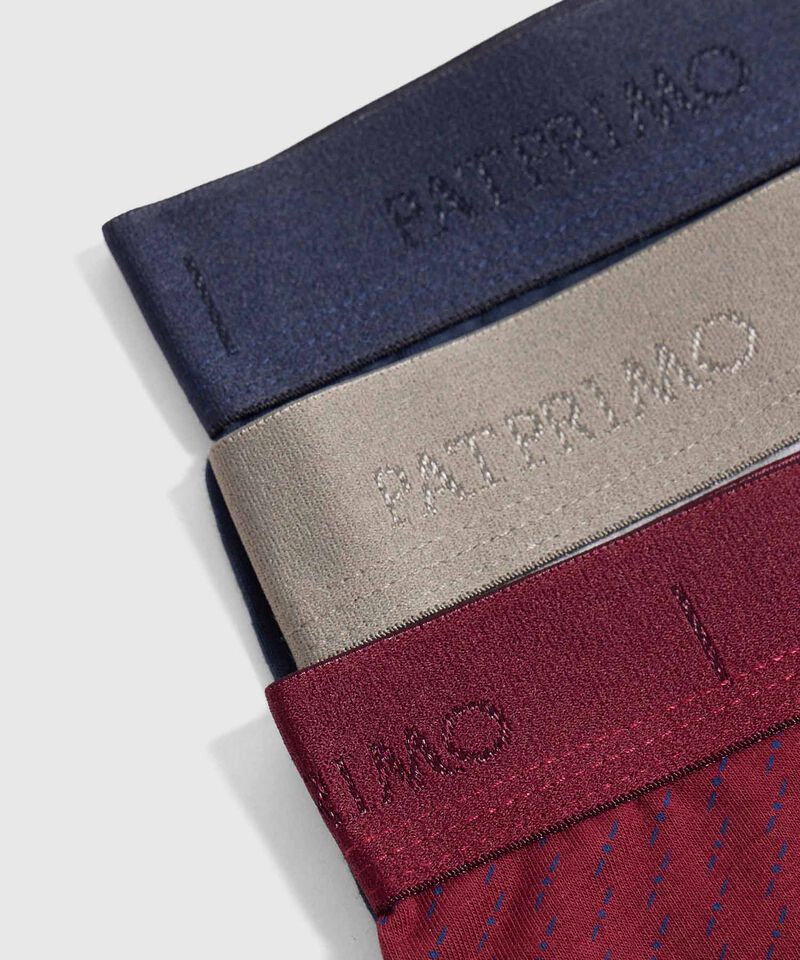 Pack x3 B&oacute;xers Medio Anat&oacute;micos para Hombre