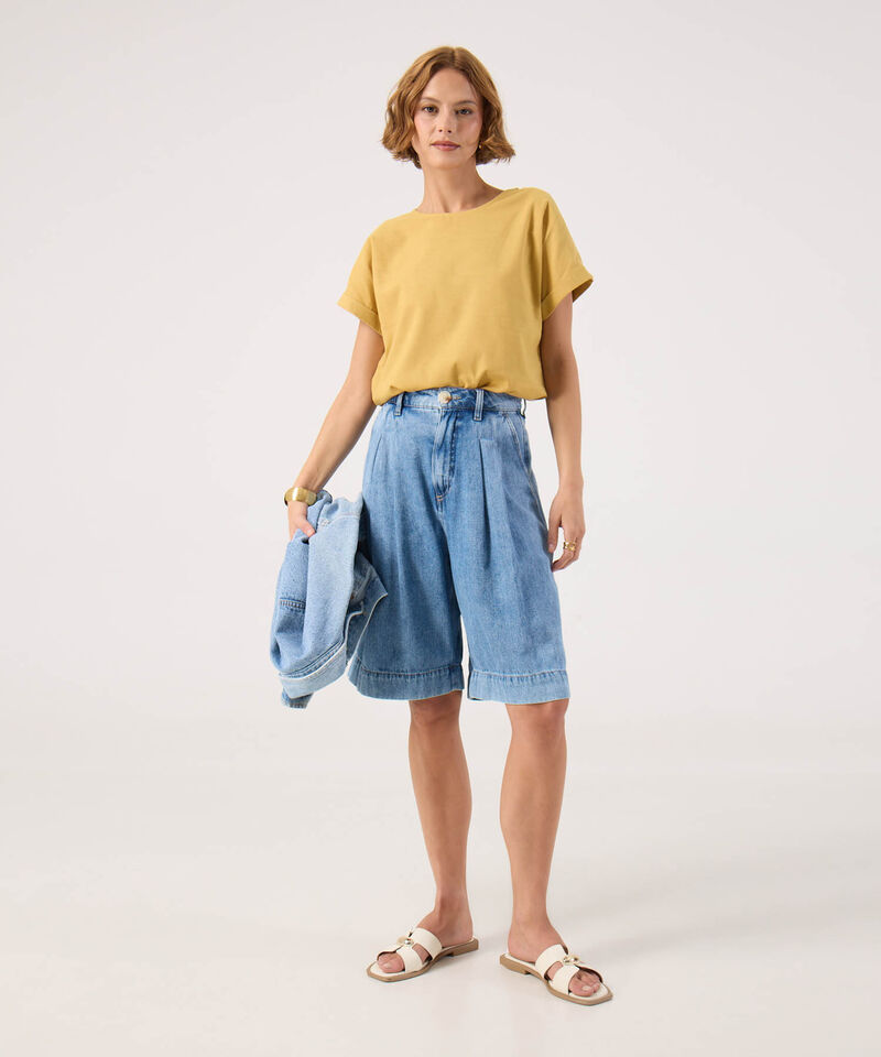 Blusa unicolor 