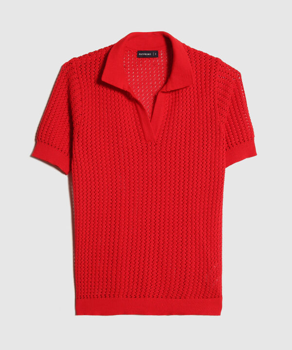 Polo Unicolor Tejida