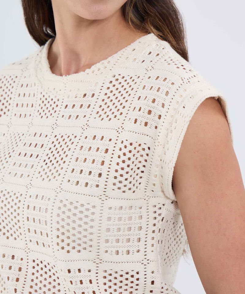 Blusa Manga Corta Texturizada