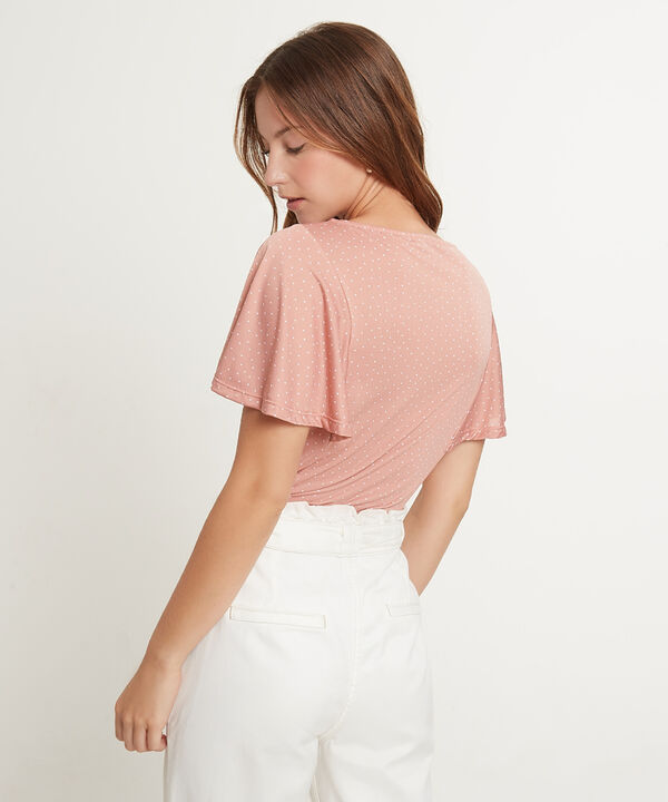 Camiseta Estampada Cuello Redondo image number null
