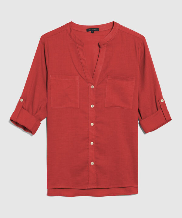 Blusa Manga Larga Unicolor