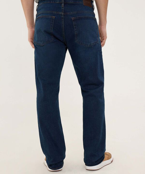 Jeans Regular con Desgastes