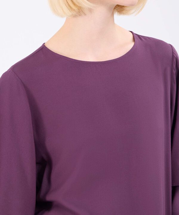Blusa Manga 3/4 Con Capas Para Mujer image number null