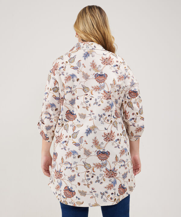Camisa Manga 3/4 Estampada