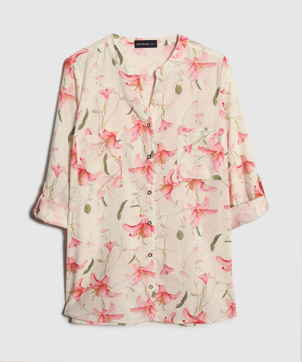 Blusa Manga 3/4  Estampada