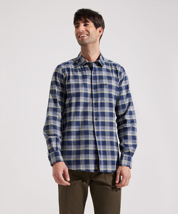 Camisa Manga Larga a Cuadros