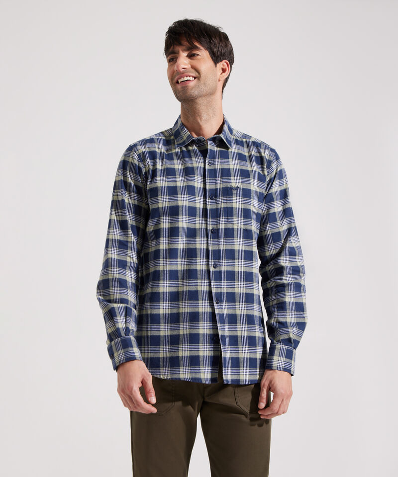 Camisa Manga Larga a Cuadros