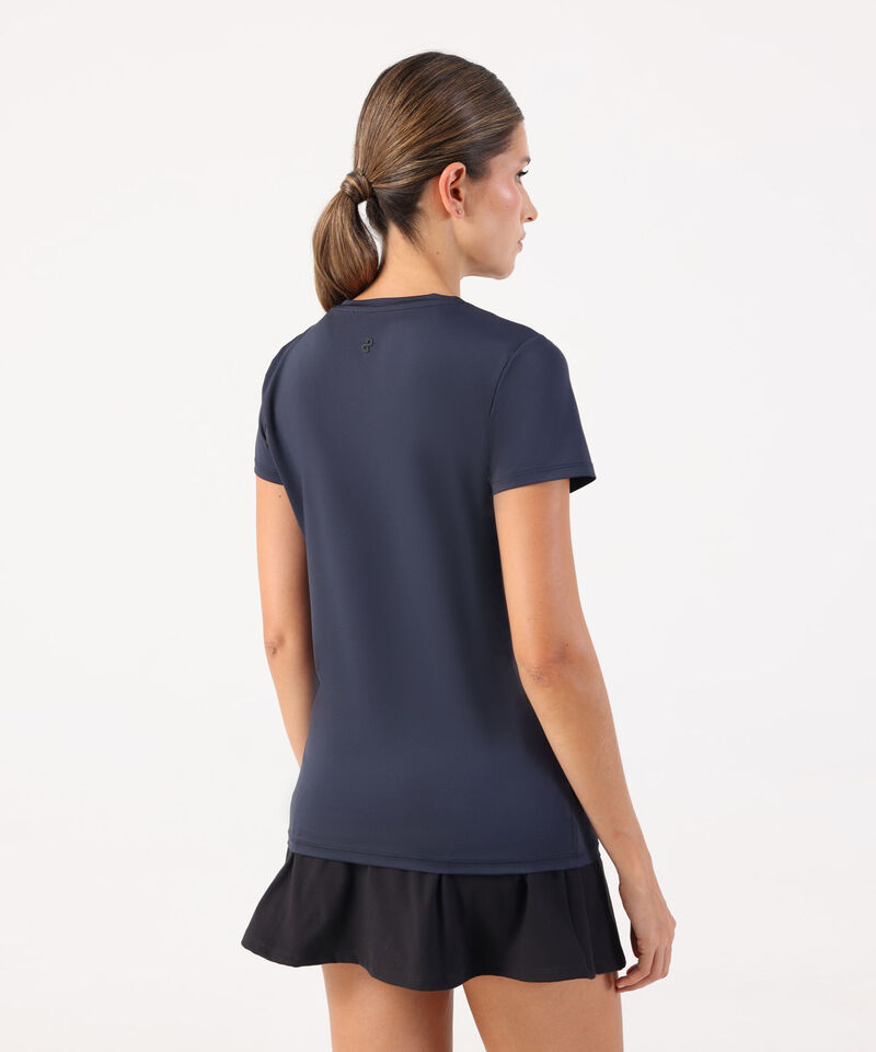 Camiseta Mc Unicolor Corta Con Screen