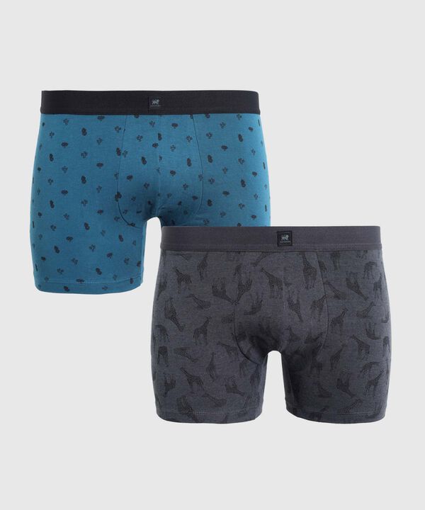 Pack X 2 B&oacute;xer Medio Estampado image number null