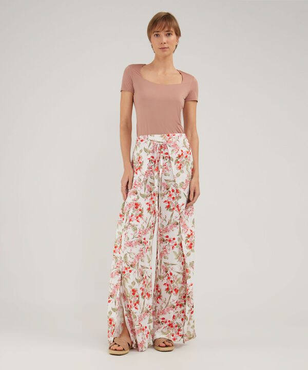 Pantalon Estampado Tipo Pareo image number null
