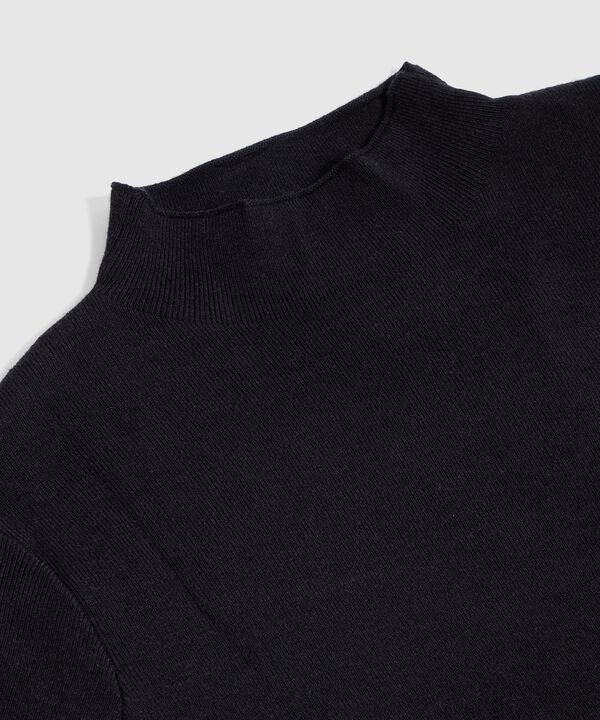 Saco Tejido Cuello Alto para Mujer image number null