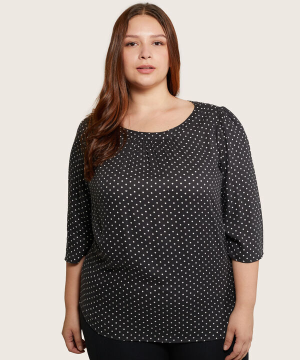 Blusa Manga 3/4   Estampada