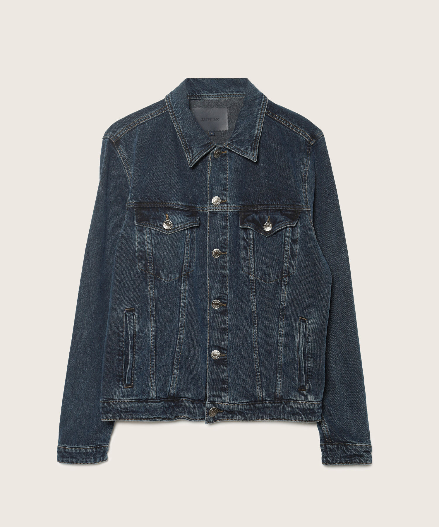 Chaqueta Trucker Tono Azul Oscuro