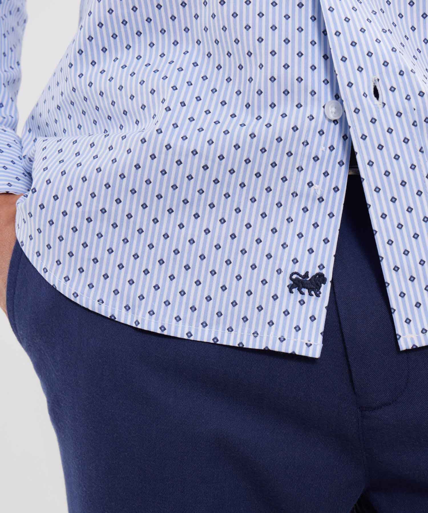Camisa Ml Cuello Button Down