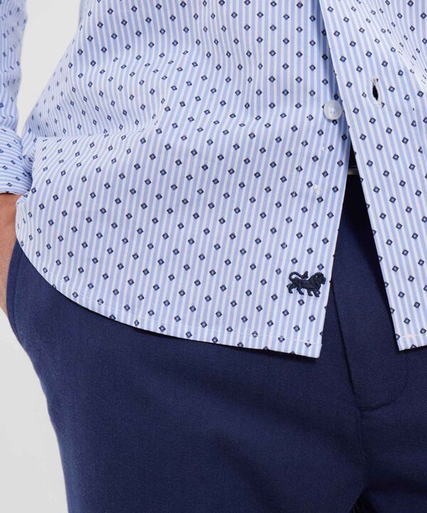 Camisa Ml Cuello Button Down