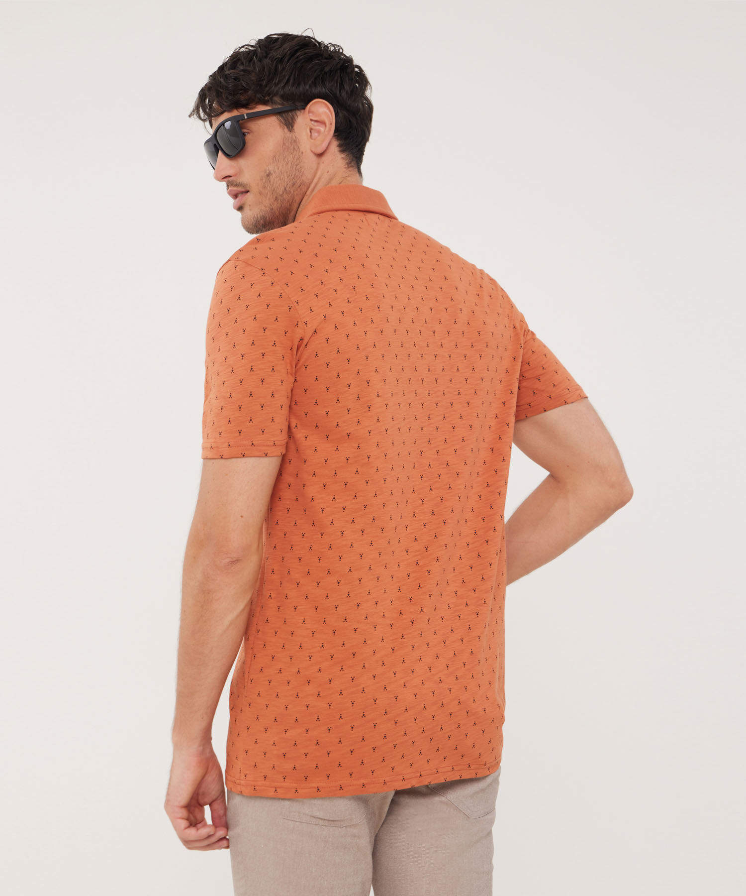 Polo Estampada, Cuello Maquina
