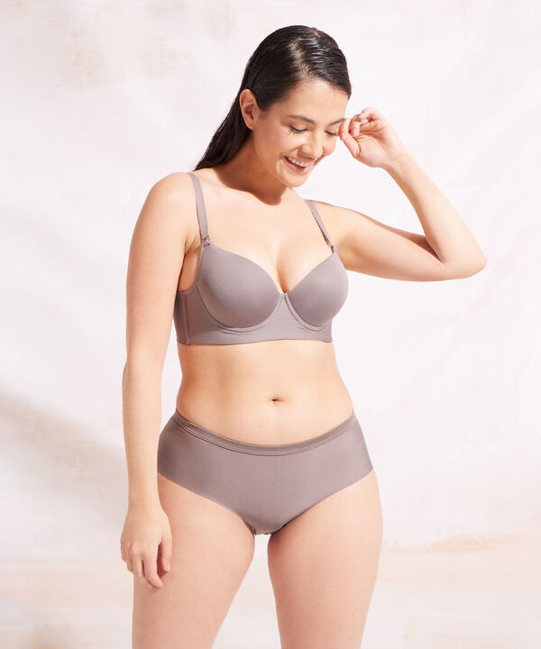 Brasier Copa Entera Unicolor Talle Largo